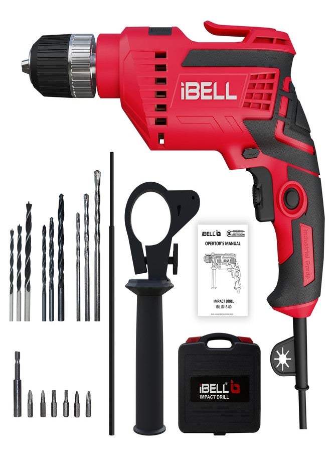 IBELL TOOLS IBELL Impact Drill ID13-80, 650W, Copper Armature, Chuck 13mm Keyless Auto, 2800 RPM, 2 mode selector, Forward/Reverse with variable speed - Image 1